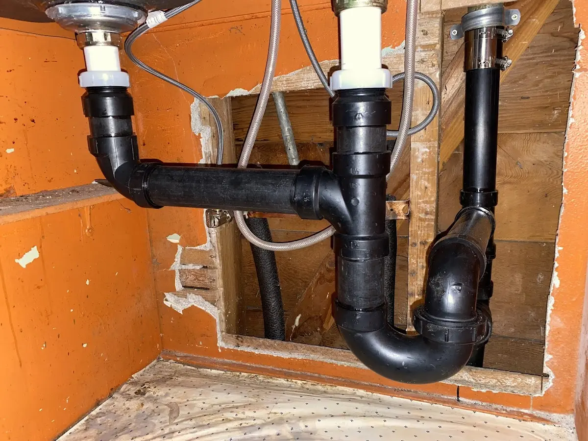 Professional Repiping Services equipment and tools on the job in Canton